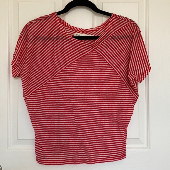 Madewell Sheer Striped Dolman Tee - Picture 1 of 5